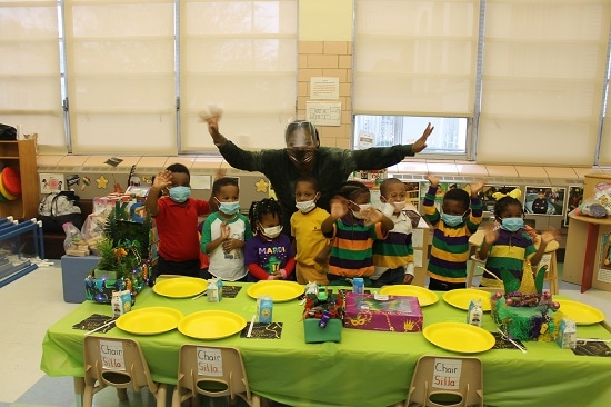 Head Start Celebrates Mardi Gras